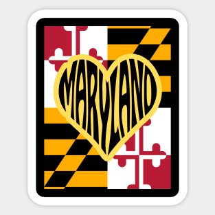 MARYLAND LOVE DESIGN Sticker